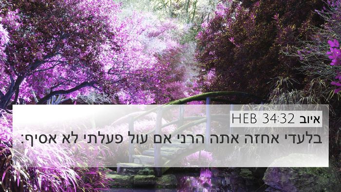 איוב 34:32 HEB Bible Verse Image
