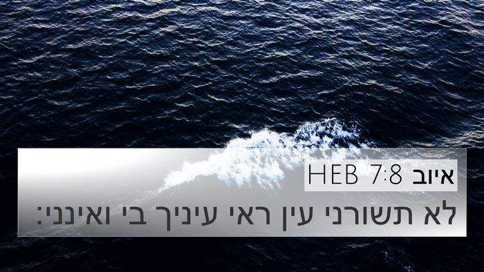 איוב 7:8 HEB Bible Verse Image