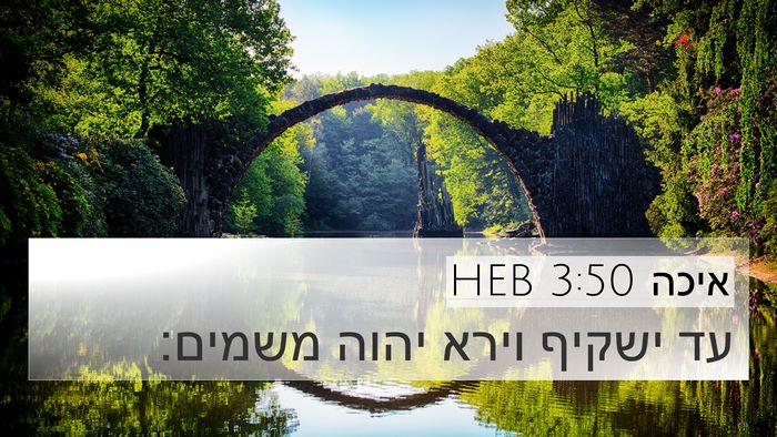 איכה 3:50 HEB Bible Verse Image