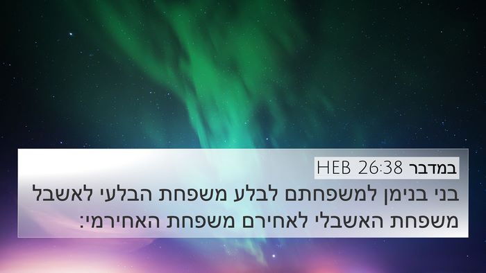 במדבר 26:38 HEB Bible Verse Image