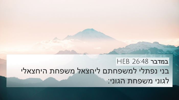 במדבר 26:48 HEB Bible Verse Image