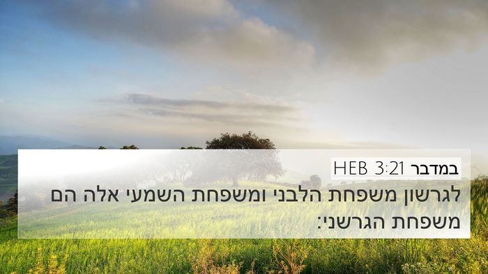 במדבר 3:21 HEB Bible Verse Image