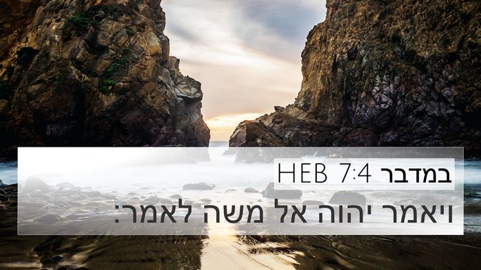 במדבר 7:4 HEB Bible Verse Image