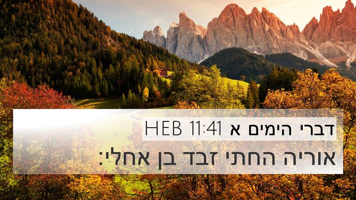דברי הימים א 11:41 HEB Bible Verse Image