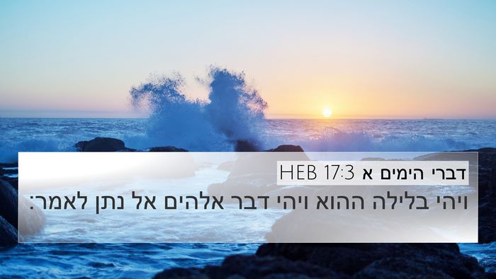 דברי הימים א 17:3 HEB Bible Verse Image