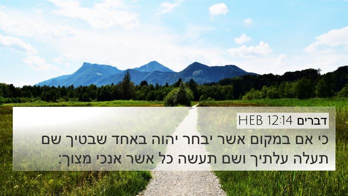 דברים 12:14 HEB Bible Verse Image