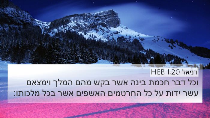 דניאל 1:20 HEB Bible Verse Image