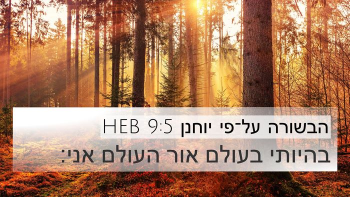 הבשורה על־פי יוחנן 9:5 HEB Bible Verse Image