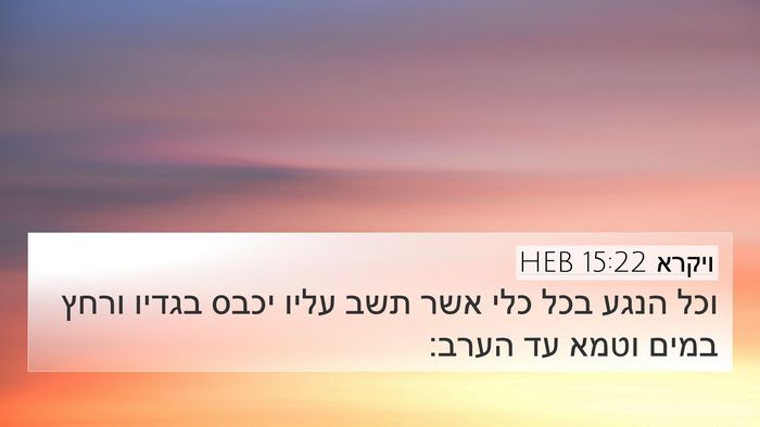 ויקרא 15:22 HEB 4K Wallpaper - וכל הנגע בכל כלי אשר תשב - 4K Wallpaper Bible Verse