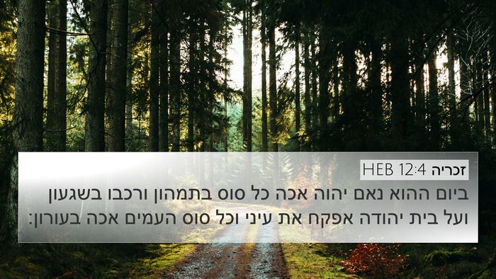זכריה 12:4 HEB Bible Verse Image