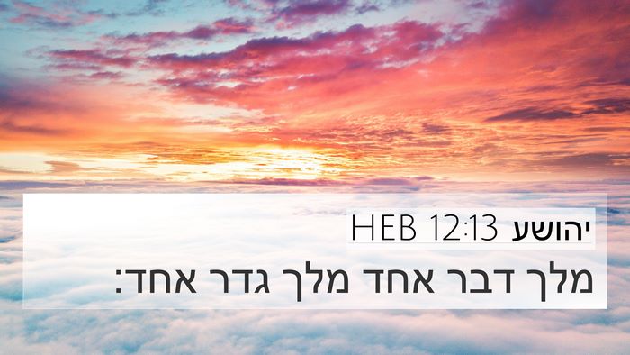 יהושע 12:13 HEB 4K Wallpaper - מלך דבר אחד מלך גדר - 4K Wallpaper Bible Verse