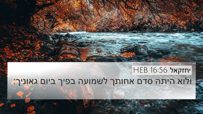 יחזקאל 16:56 HEB Bible Verse Image