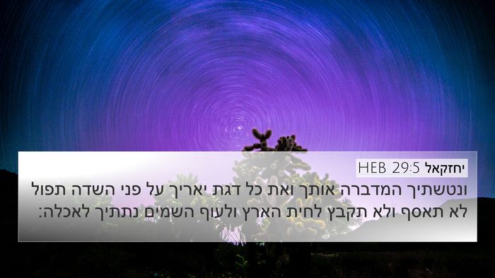 יחזקאל 29:5 HEB Bible Verse Image