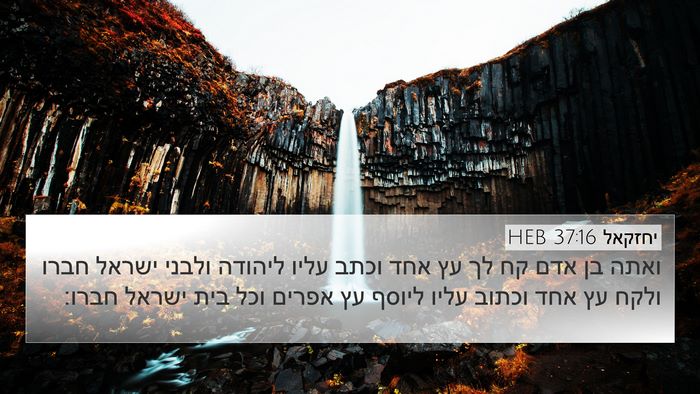 יחזקאל 37:16 HEB Bible Verse Image