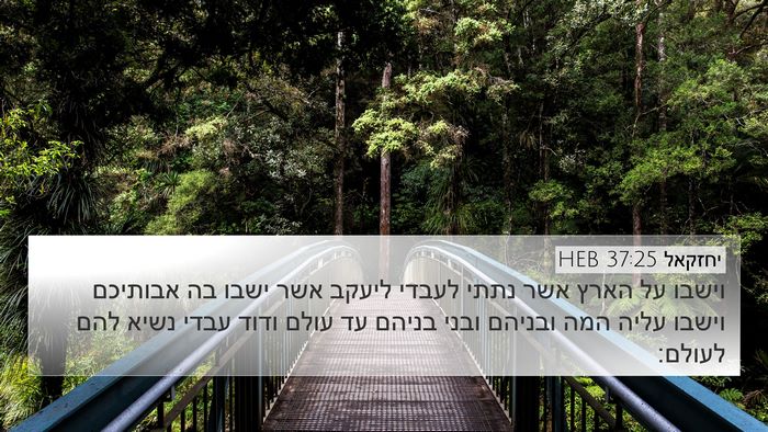 יחזקאל 37:25 HEB Bible Verse Image