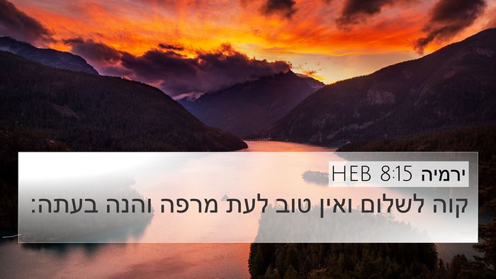 ירמיה 8:15 HEB Bible Verse Image