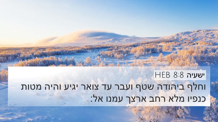 ישעיה 8:8 HEB Bible Verse Image