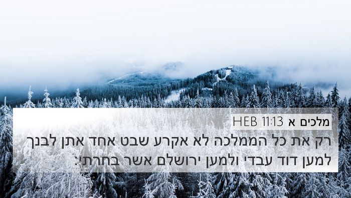 מלכים א 11:13 HEB Bible Verse Image