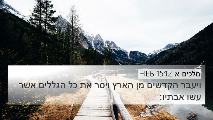 מלכים א 15:12 HEB Bible Verse Image