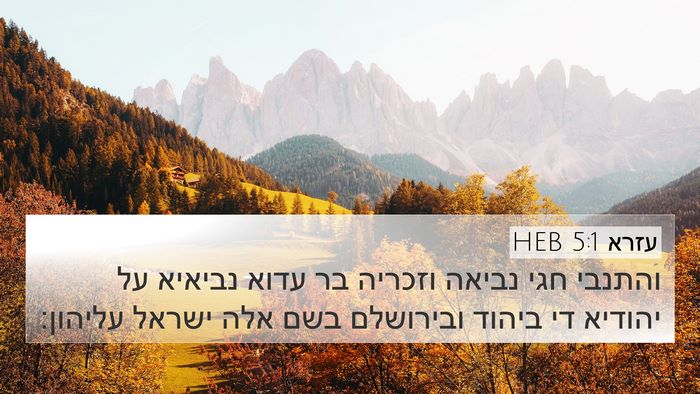 עזרא 5:1 HEB Bible Verse Image
