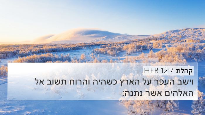 קהלת 12:7 HEB Bible Verse Image