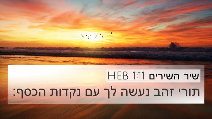 שיר השירים 1:11 HEB 4K Wallpaper - תורי זהב נעשה לך עם נקדות - 4K Wallpaper Bible Verse