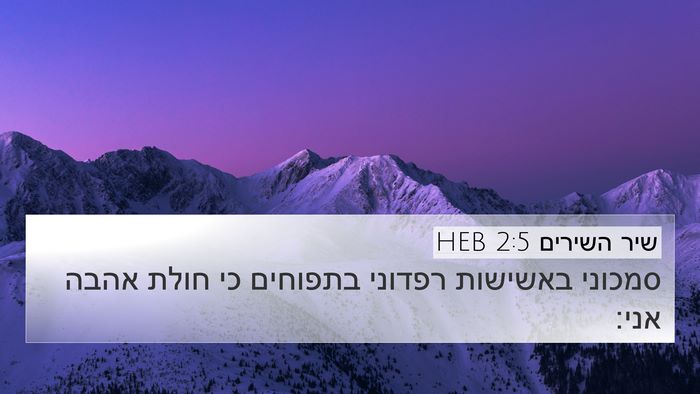 שיר השירים 2:5 HEB Bible Verse Image