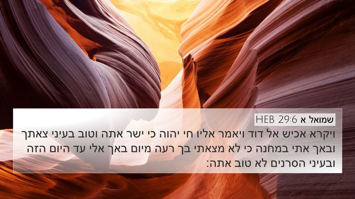 שמואל א 29:6 HEB Bible Verse Image