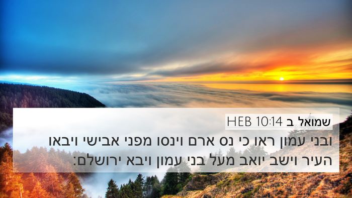 שמואל ב 10:14 HEB Bible Verse Image