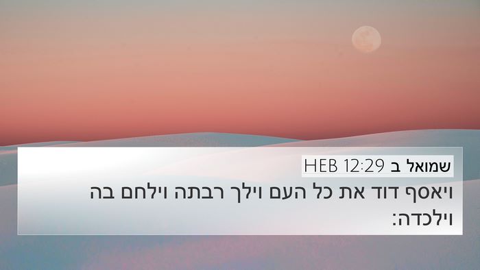 שמואל ב 12:29 HEB Bible Verse Image