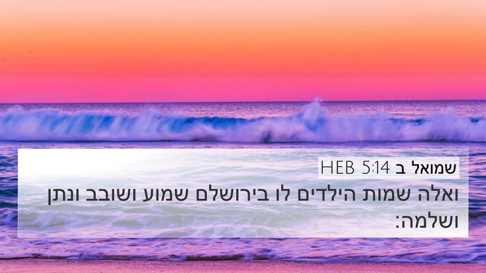 שמואל ב 5:14 HEB Bible Verse Image