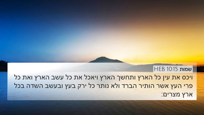 שמות 10:15 HEB Bible Verse Image