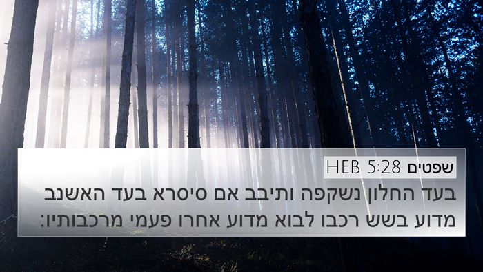שפטים 5:28 HEB Bible Verse Image