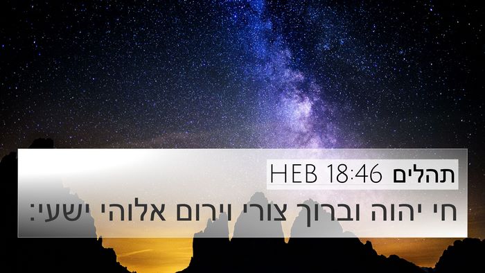 תהלים 18:46 HEB Bible Verse Image