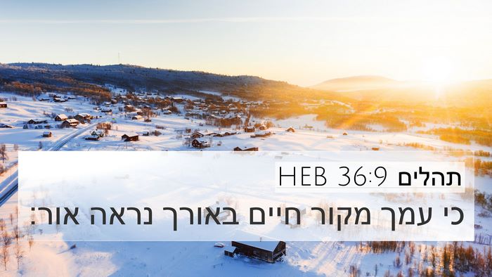 תהלים 36:9 HEB Bible Verse Image