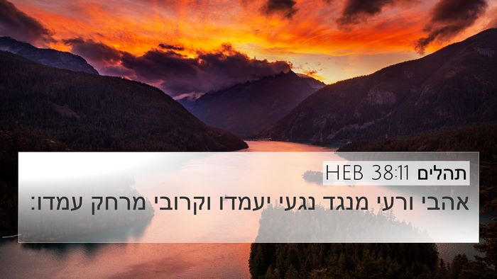 תהלים 38:11 HEB Bible Verse Image