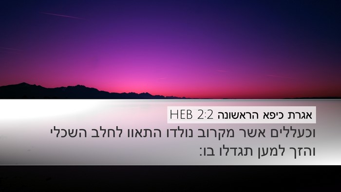 אגרת כיפא הראשונה 2:2 HEB Desktop Wallpaper - וכעללים אשר מקרוב נולדו - Desktop Bible Verse Wallpaper