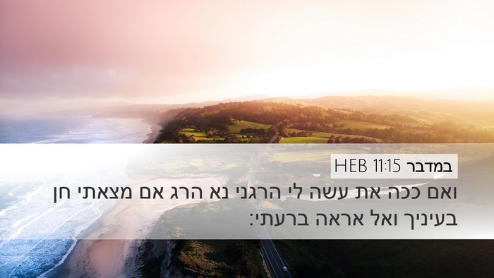 במדבר 11:15 HEB Bible Verse Image