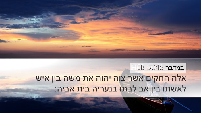 במדבר 30:16 HEB Bible Verse Image