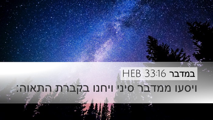 במדבר 33:16 HEB Bible Verse Image