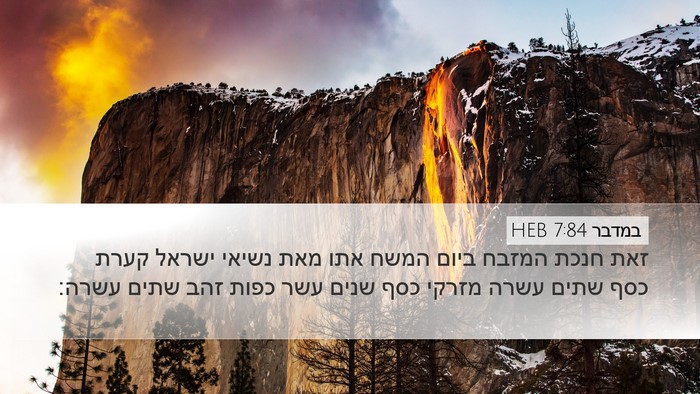 במדבר 7:84 HEB Bible Verse Image