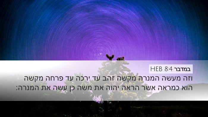 במדבר 8:4 HEB Bible Verse Image