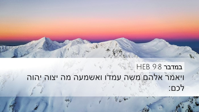במדבר 9:8 HEB Bible Verse Image