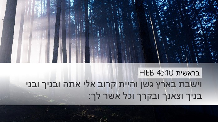 בראשית 45:10 HEB Bible Verse Image