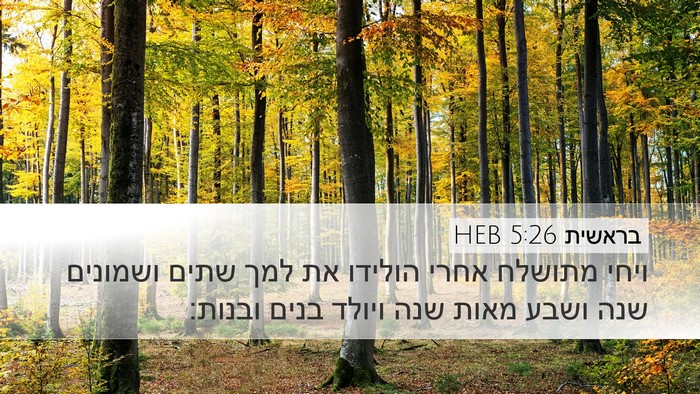 בראשית 5:26 HEB Bible Verse Image