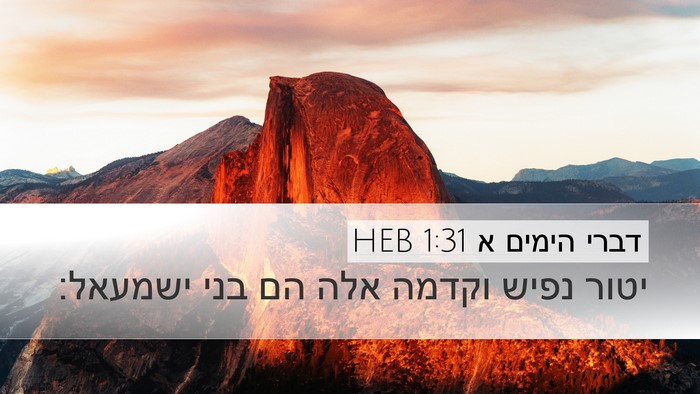 דברי הימים א 1:31 HEB Bible Verse Image