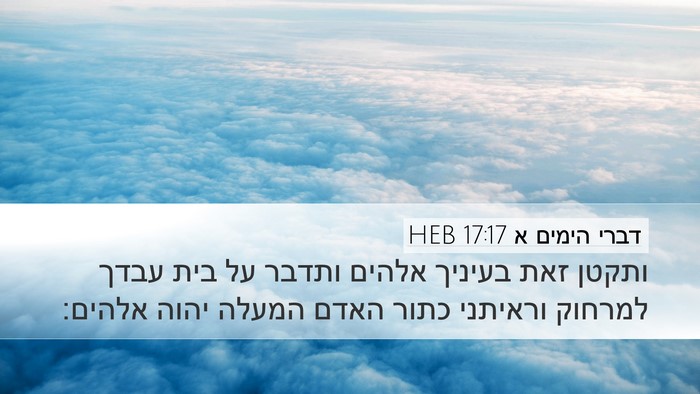 דברי הימים א 17:17 HEB Bible Verse Image