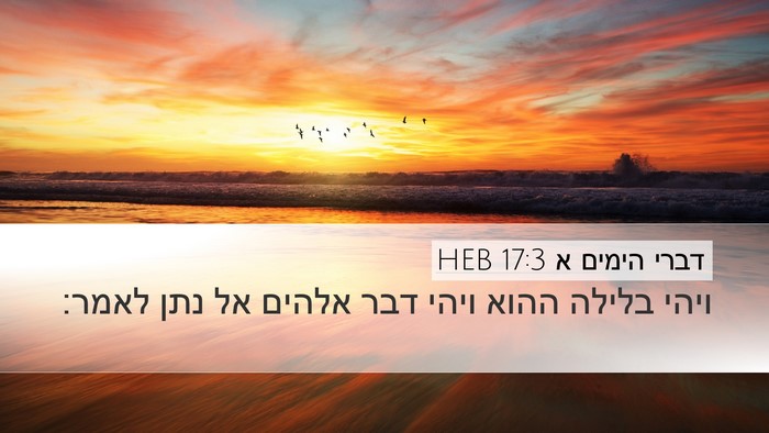 דברי הימים א 17:3 HEB Bible Verse Image