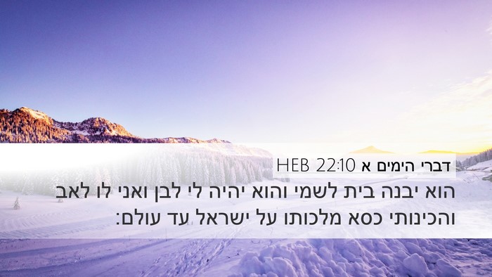 דברי הימים א 22:10 HEB Bible Verse Image