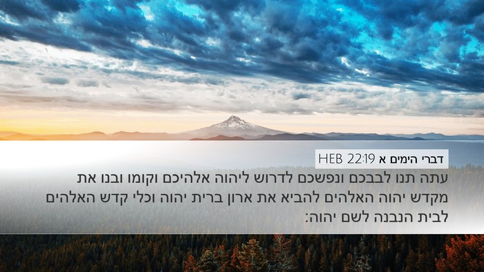 דברי הימים א 22:19 HEB Bible Verse Image